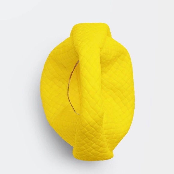 Bottega Veneta padded Jodie in lemon colour - Picture 3 of 6